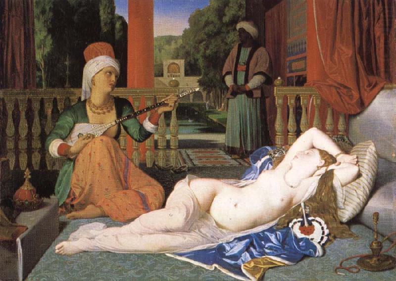 Jean-Auguste Dominique Ingres Odalisk with slave china oil painting image